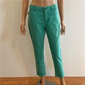 Vizcaino Women’s Green Denim Pants Size 8 Style #: WH161-301